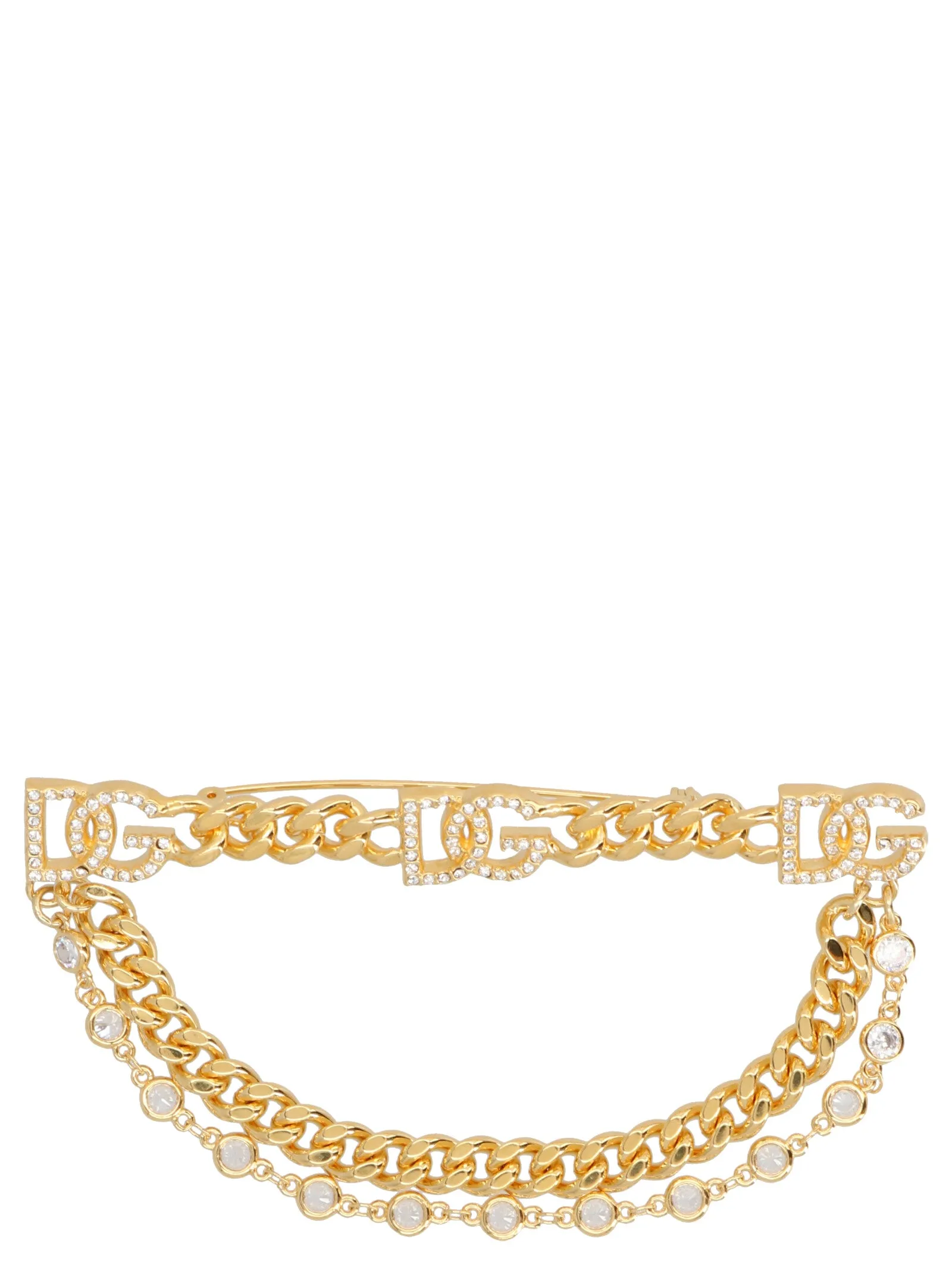 Dolce & Gabbana Diva DG Logo Embellished Brooch