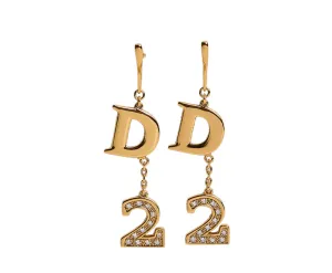 Dsquared2 D2 Hook Earrings