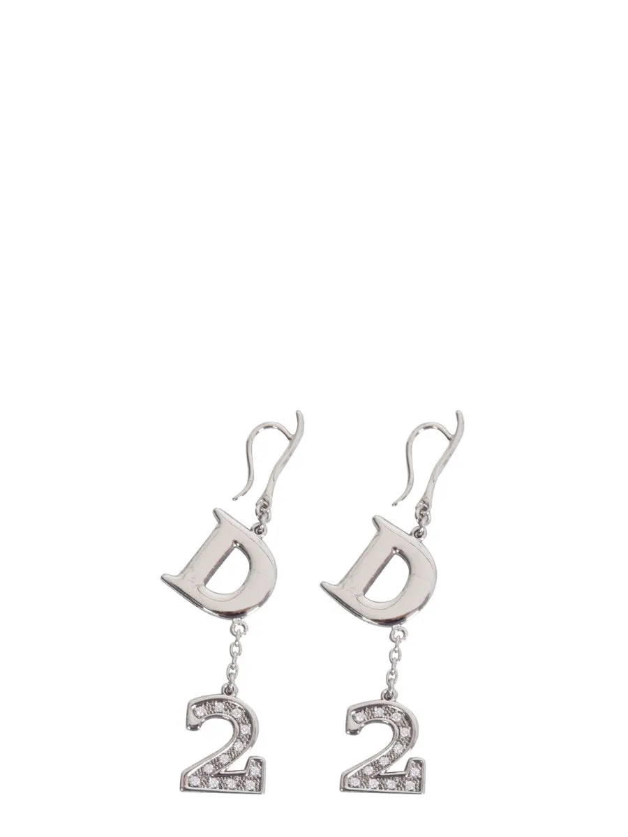 Dsquared2 D2 Hook Earrings