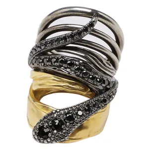 Dsquared2 Embellished Chunky Ring