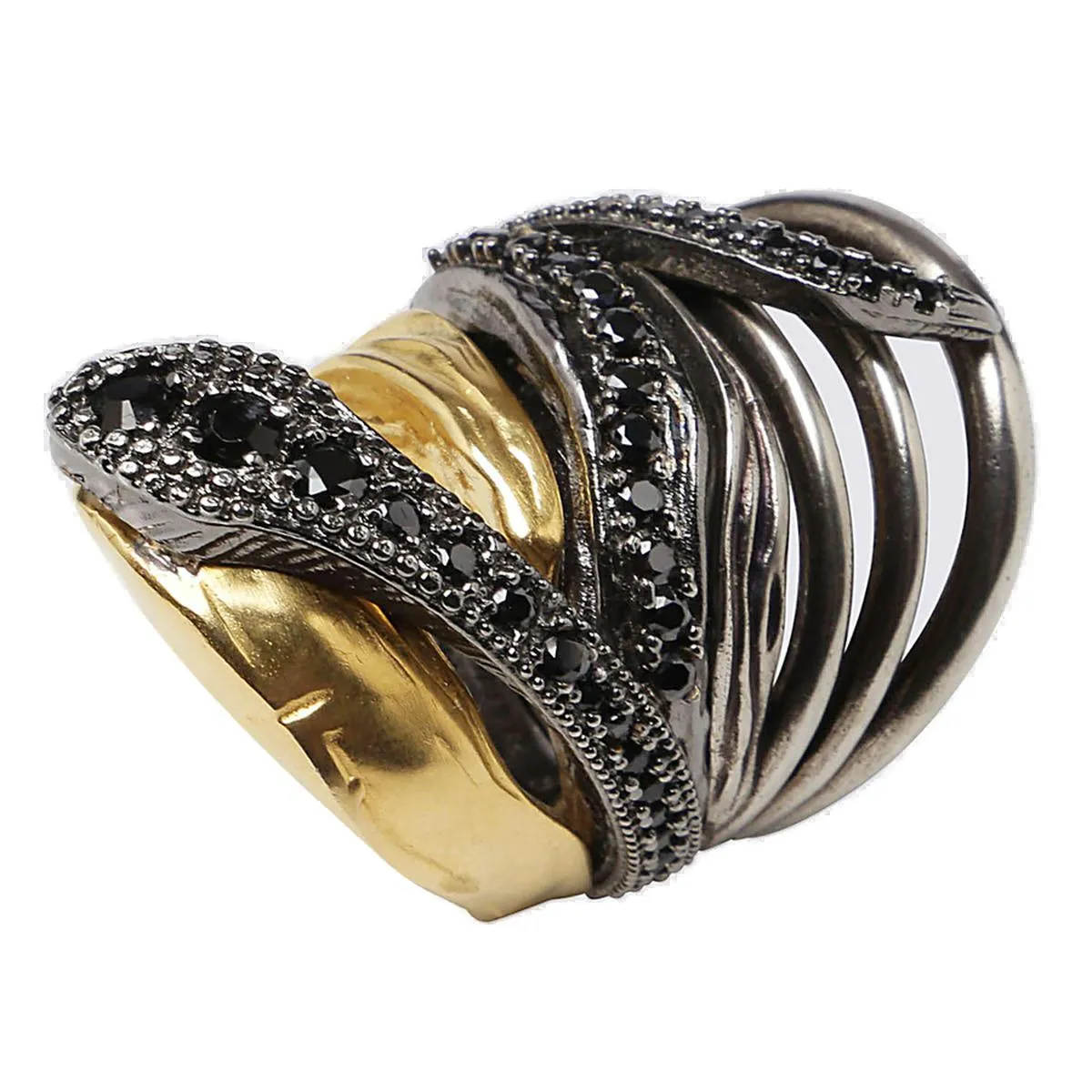 Dsquared2 Embellished Chunky Ring