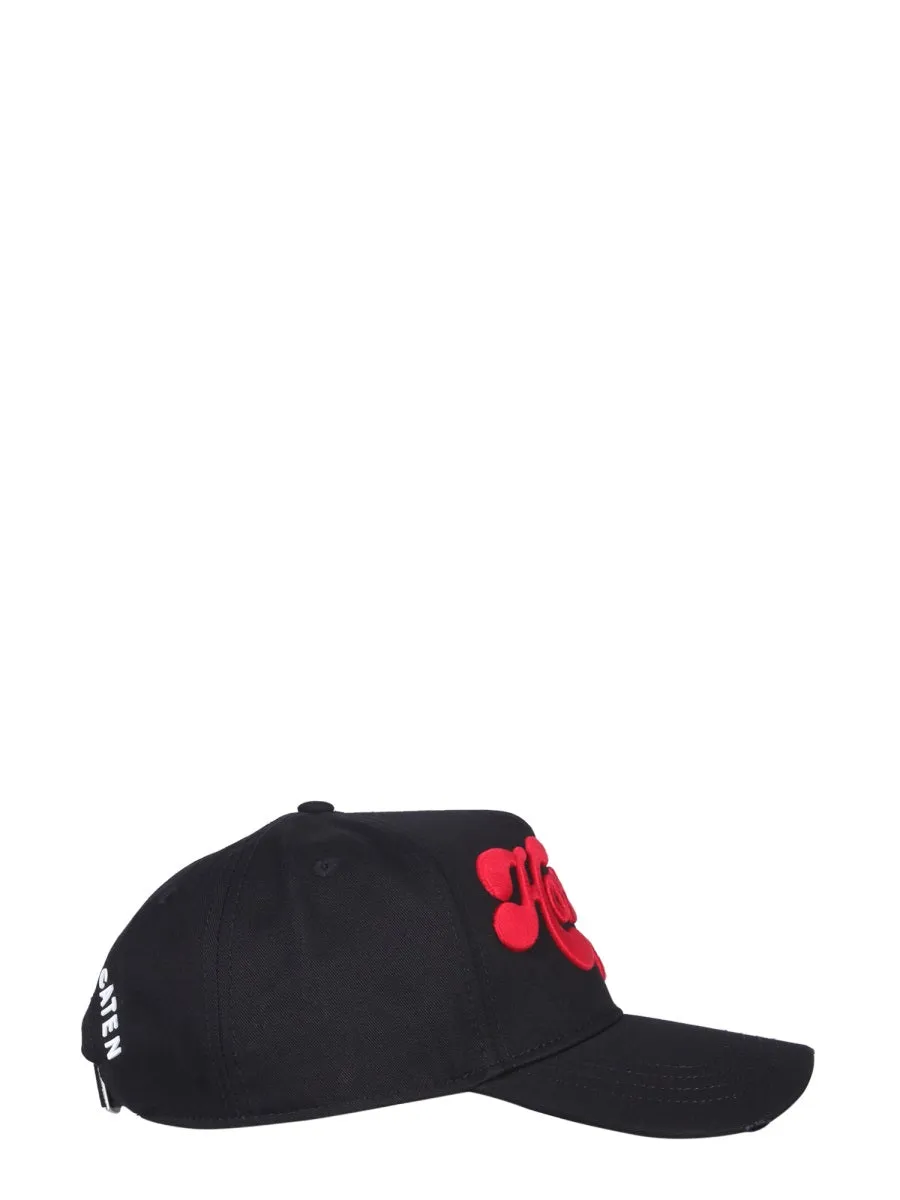 Dsquared2 Honey Logo Embroidered Baseball Cap