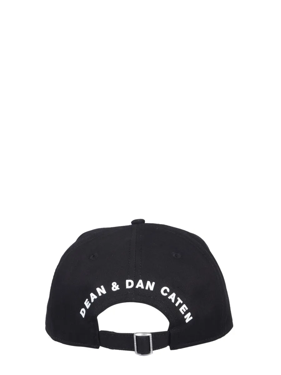 Dsquared2 Honey Logo Embroidered Baseball Cap