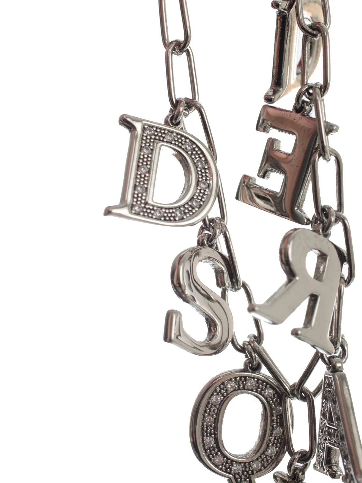 Dsquared2 Letter Charm Chain Bracelet