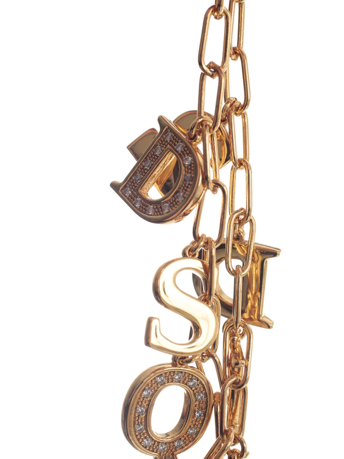Dsquared2 Letter Charm Chain Bracelet
