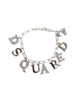 Dsquared2 Letter Charm Chain Bracelet