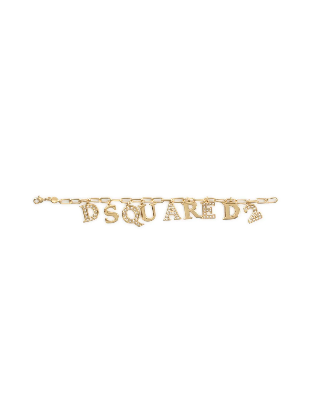Dsquared2 Letter Charm Chain Bracelet