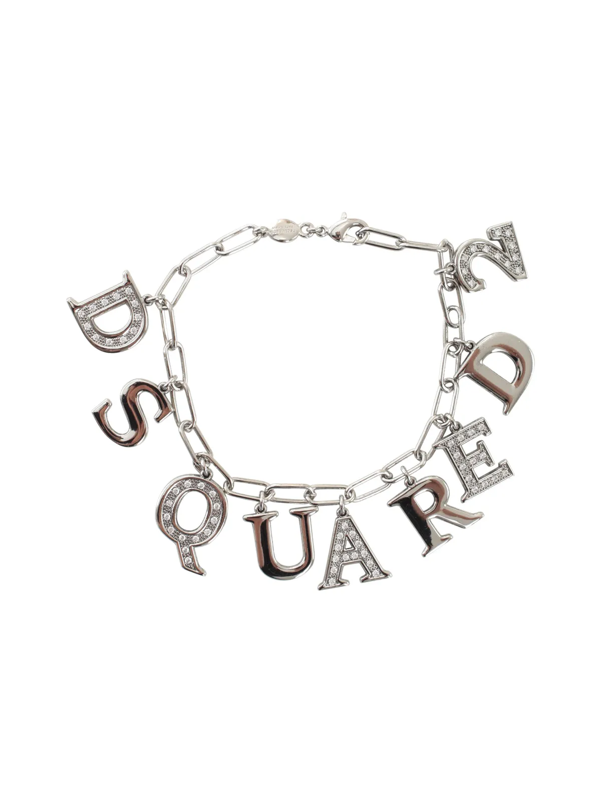Dsquared2 Letter Charm Chain Bracelet