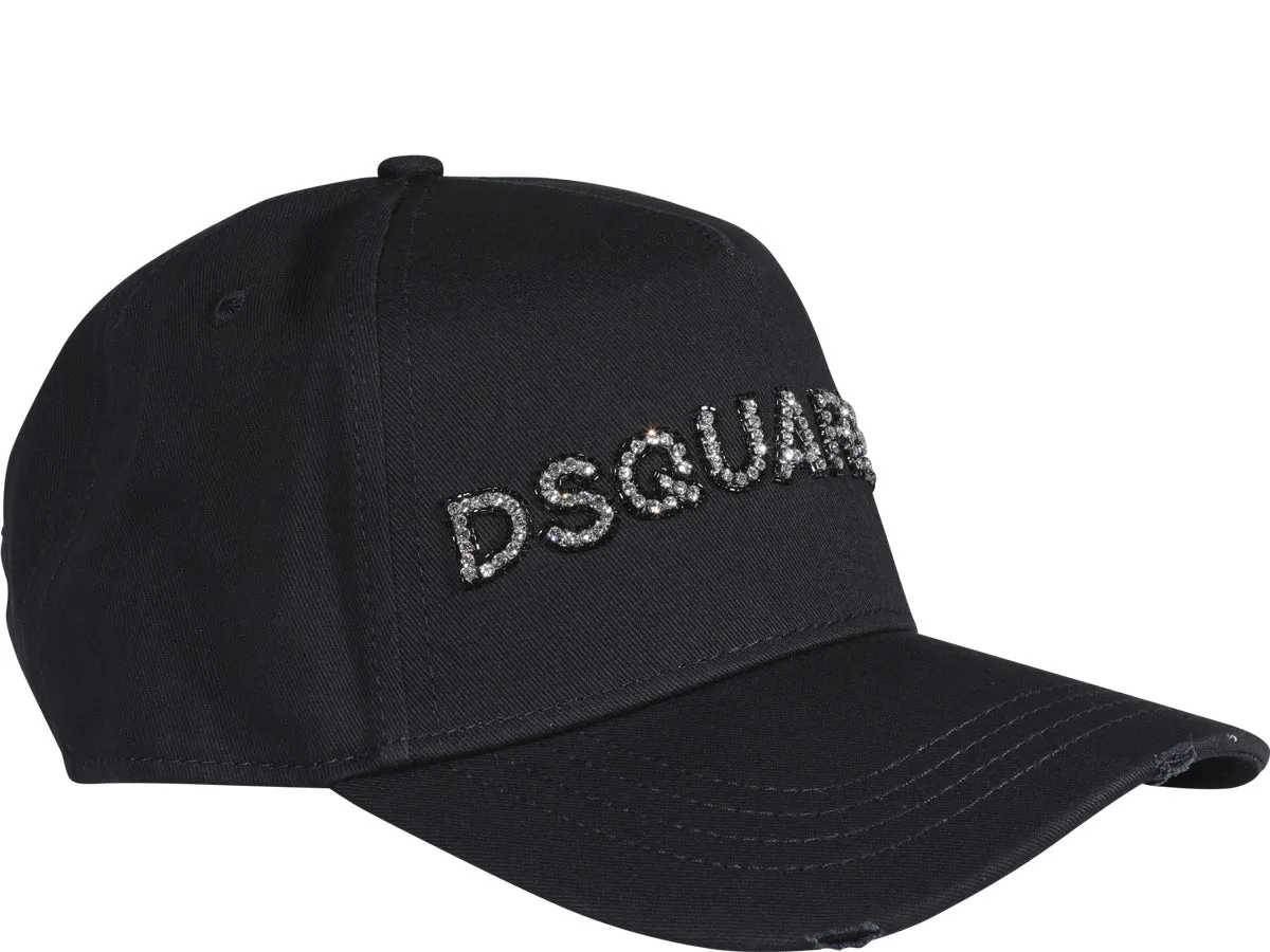 Dsquared2 Logo Embellished Baseball Cap