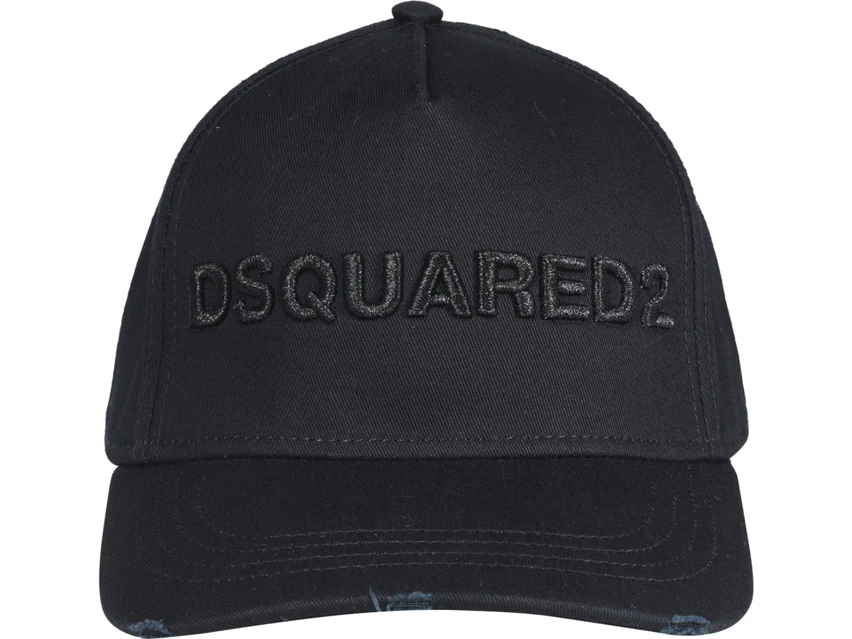Dsquared2 Logo Embroidered Baseball Cap