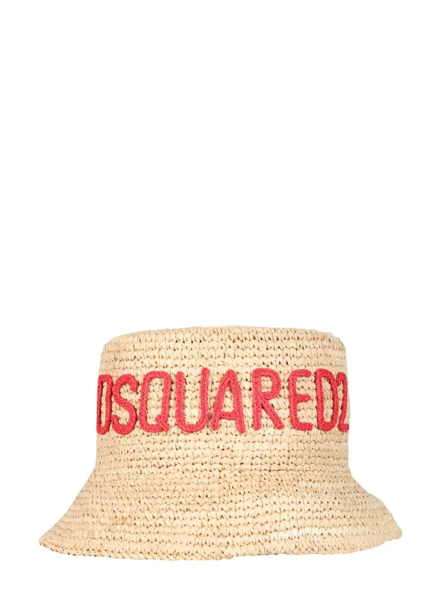 Dsquared2 Logo Embroidered Bucket Hat