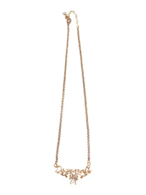 Dsquared2 Logo Star Charm Necklace
