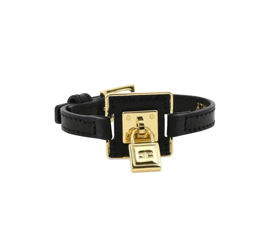 Elisabetta Franchi Padlock-Detailed Bracelet