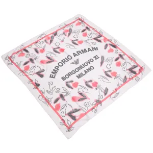 Emporio Armani Logo Printed Scarf