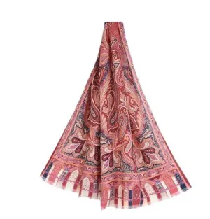 Etro Parsley Print Fringed Scarf