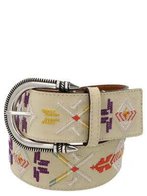 Etro Pattern Embroidered Belt