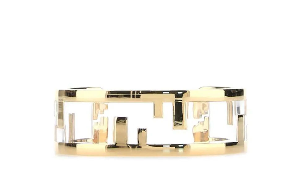 Fendi Monogram Pattern O'Lock Bracelet