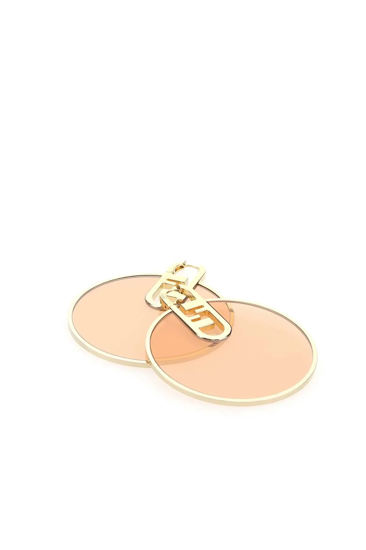 Fendi O'Lock Hoop Earrings
