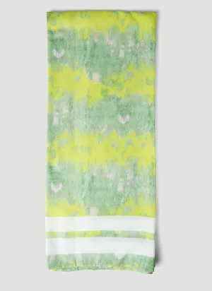 Ganni Tie Dye Voile Scarf