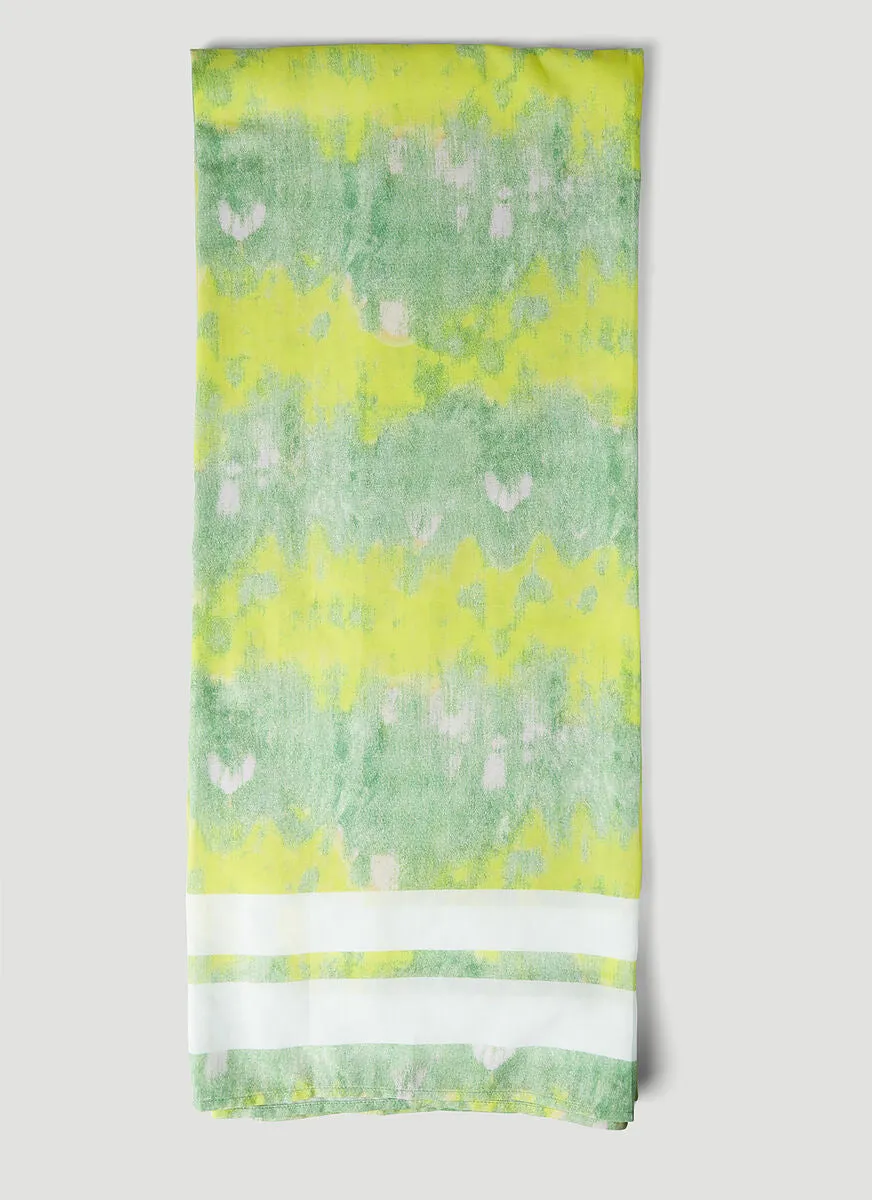 Ganni Tie Dye Voile Scarf