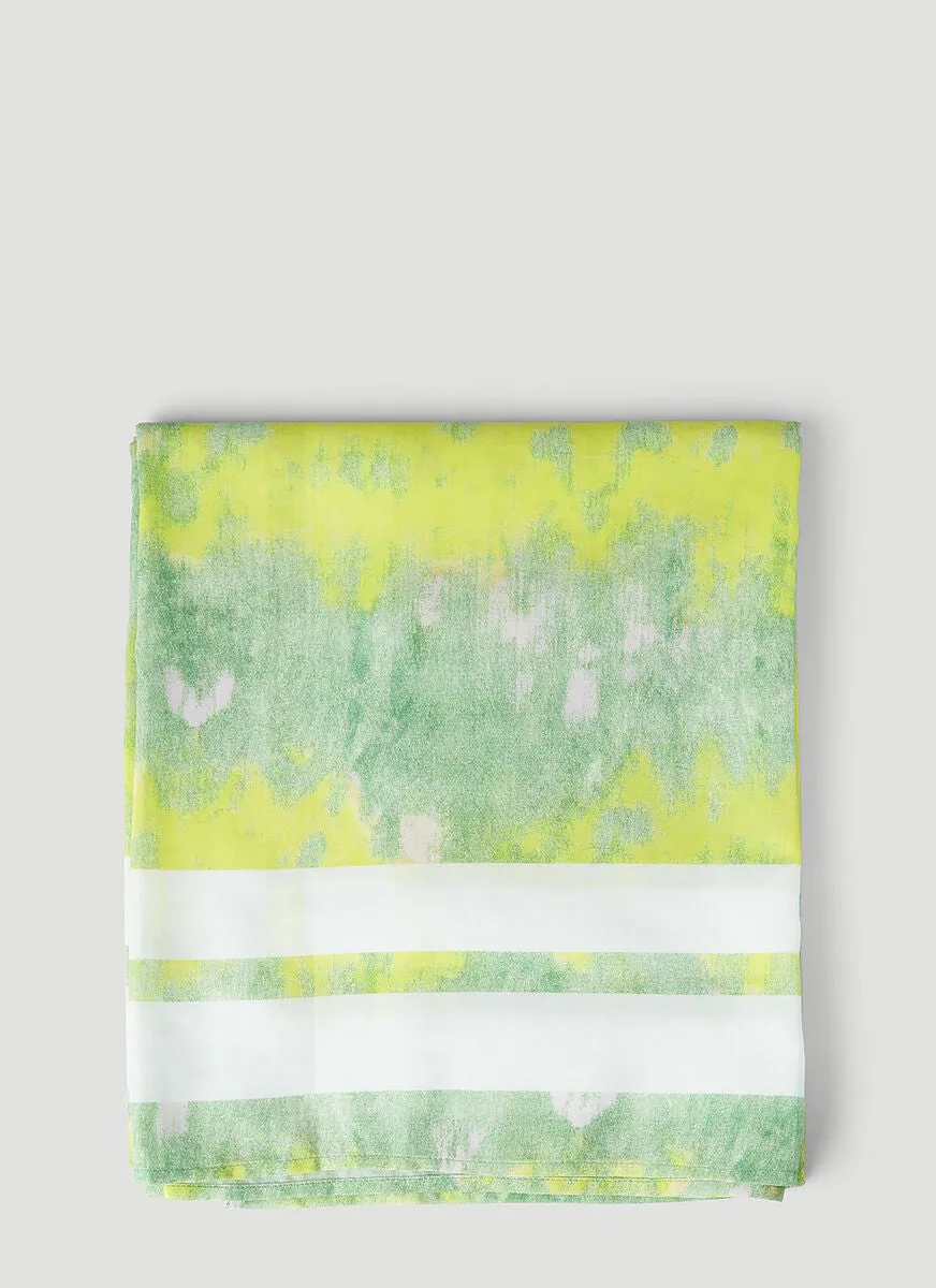 Ganni Tie Dye Voile Scarf