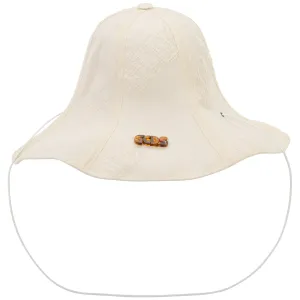 GCDS Frayed Denim Foldable Hat