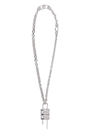 Givenchy Logo Detailed Chained Necklace