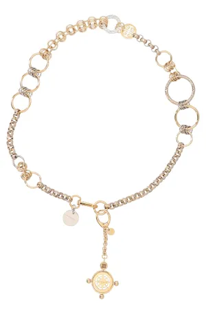 Givenchy Logo Engraved Chain Link Bracelet