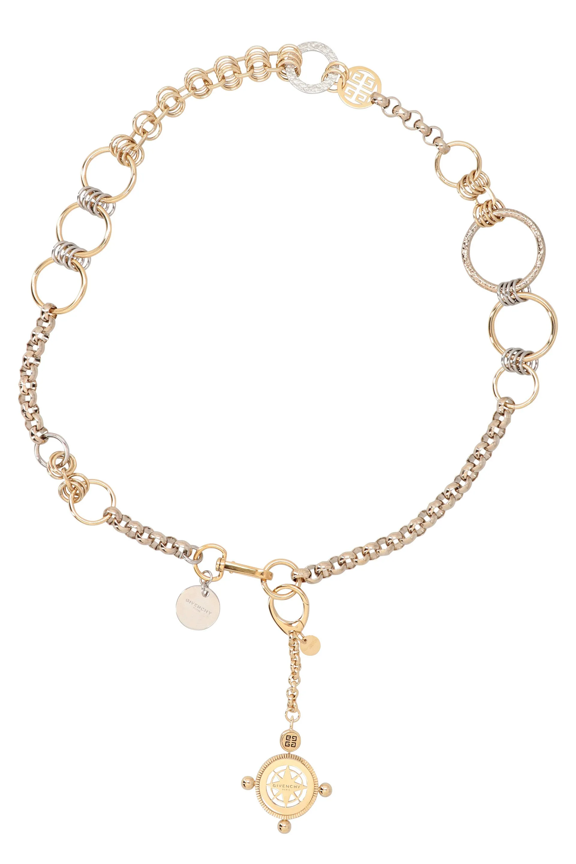 Givenchy Logo Engraved Chain Link Bracelet
