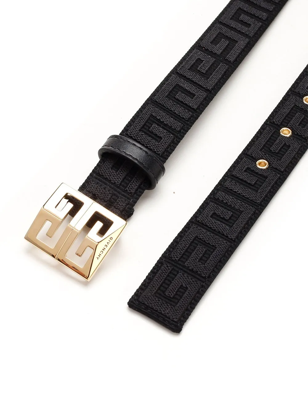 Givenchy4G Embroidered Buckle Belt