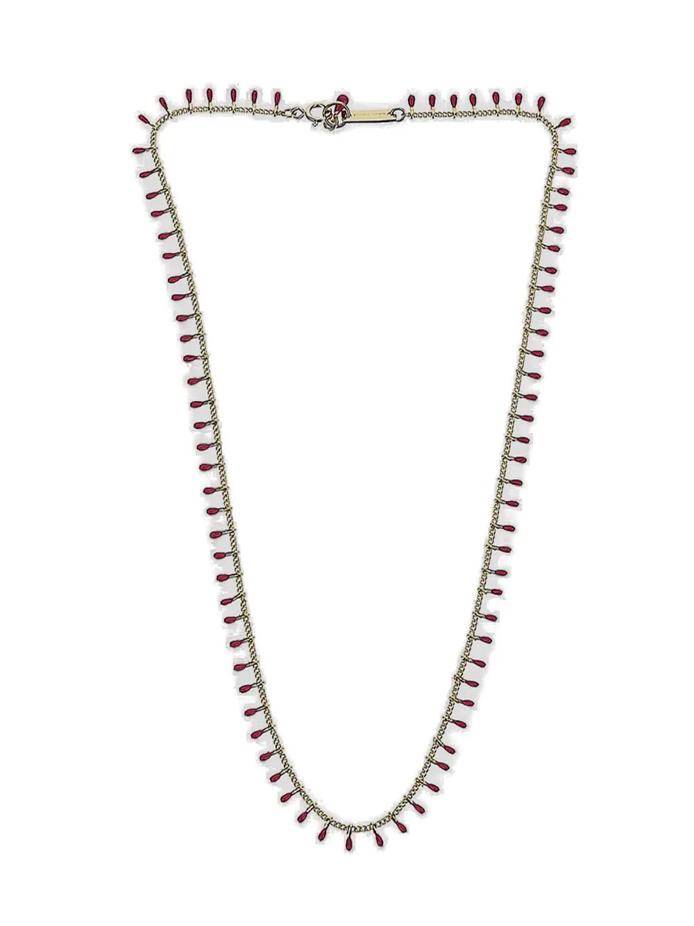 Isabel Marant Casablanca Logo Charm Necklace