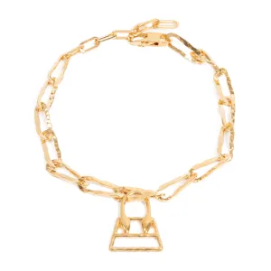 Jacquemus Logo Engraved Necklace