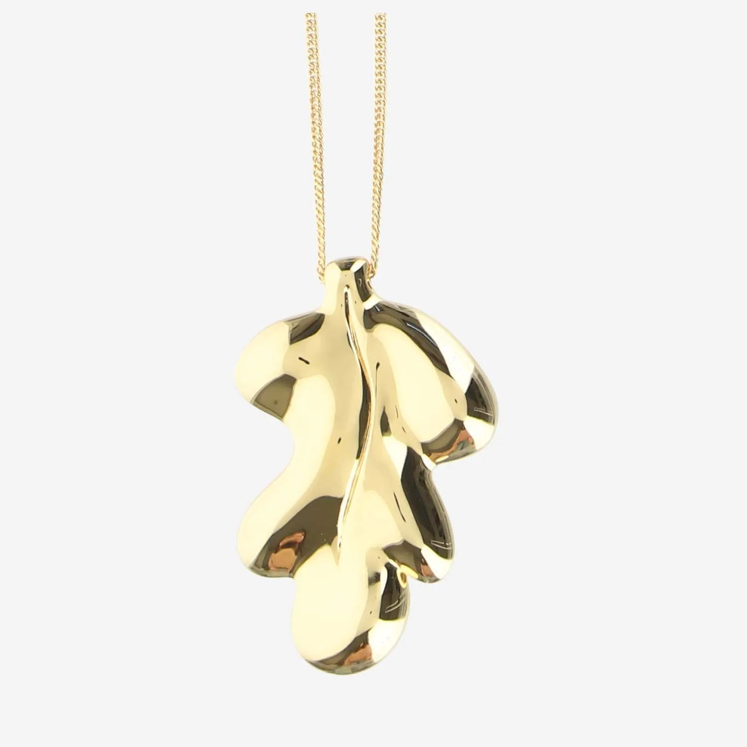 Jil Sander Leaf Pendant Necklace