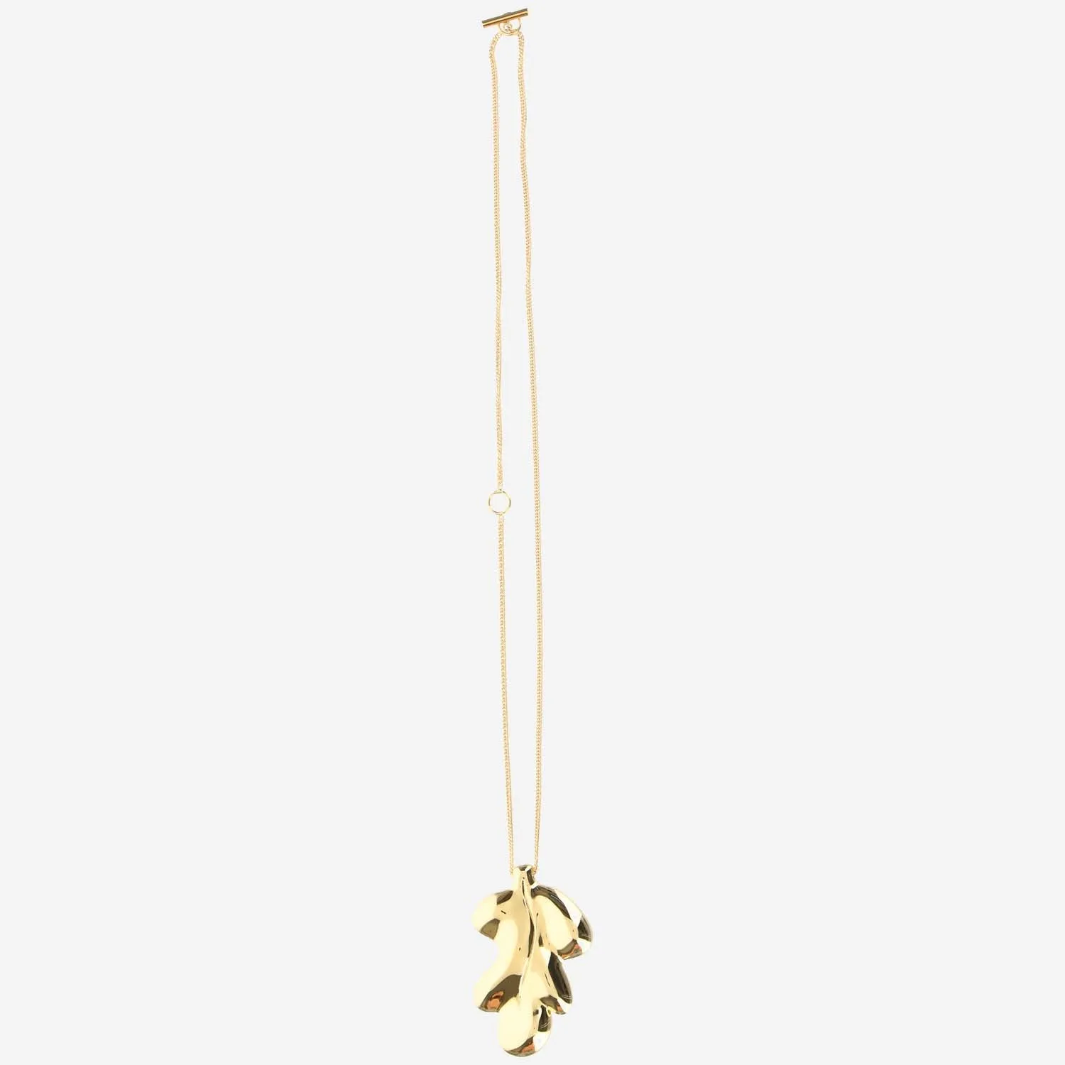 Jil Sander Leaf Pendant Necklace