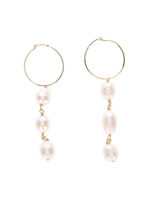 Jil Sander Pearl Drop Earrings