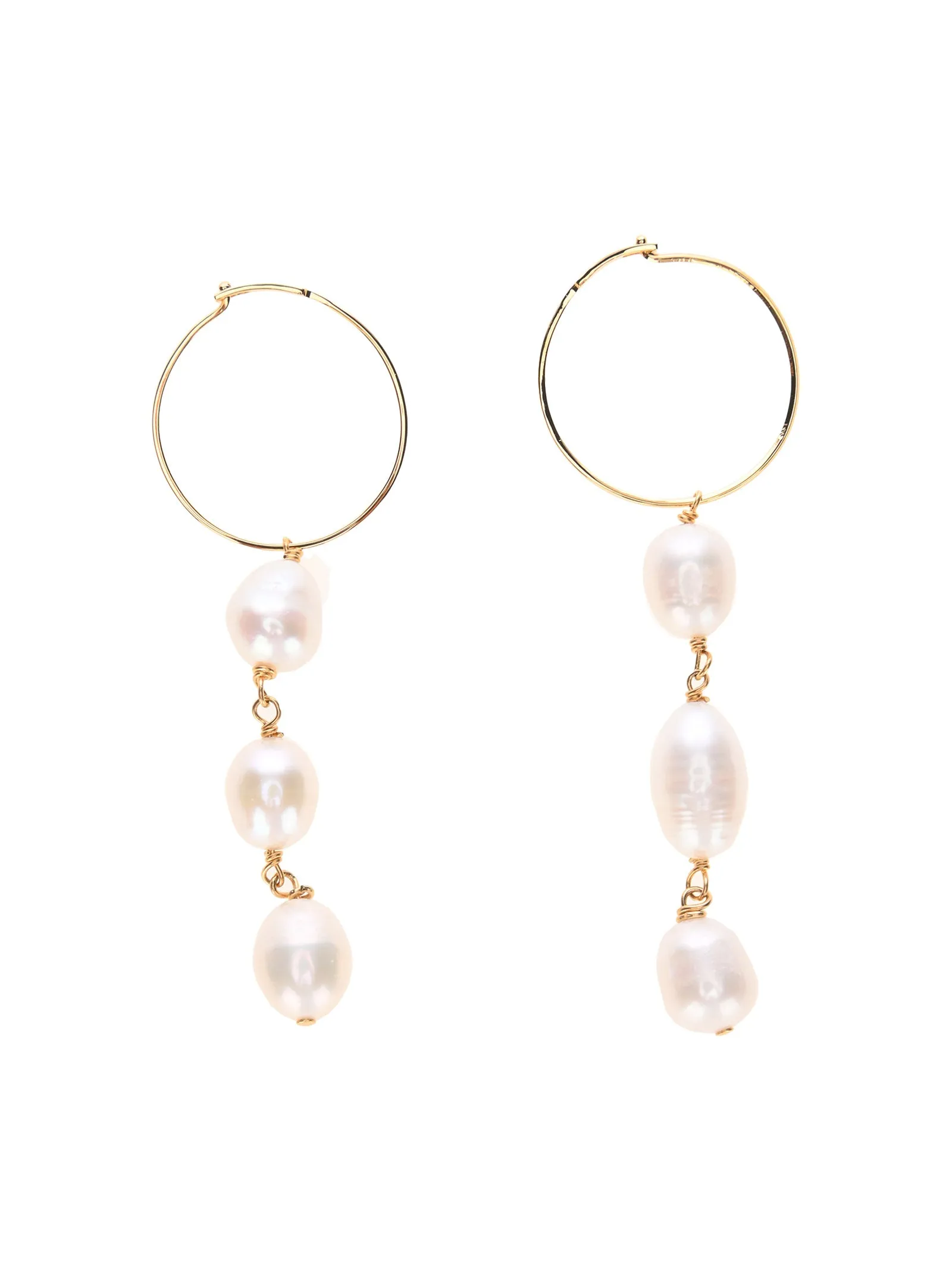 Jil Sander Pearl Drop Earrings