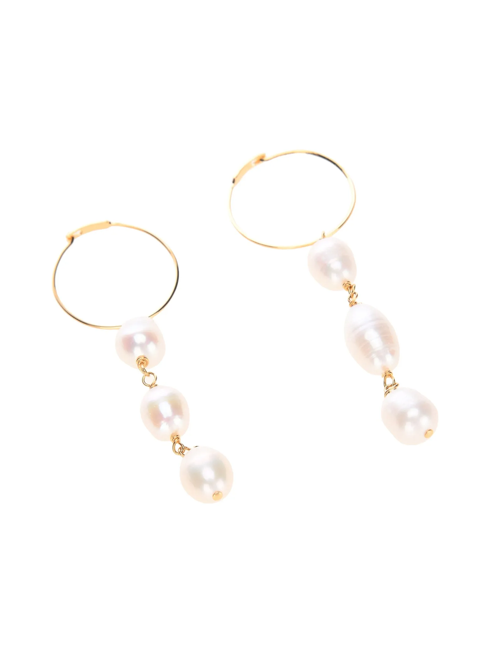 Jil Sander Pearl Drop Earrings