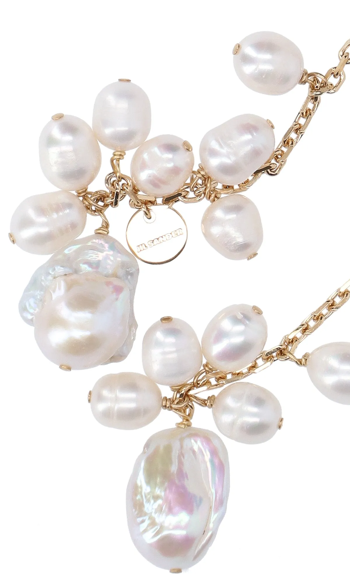 Jil Sander Pearl Embellished Necklace