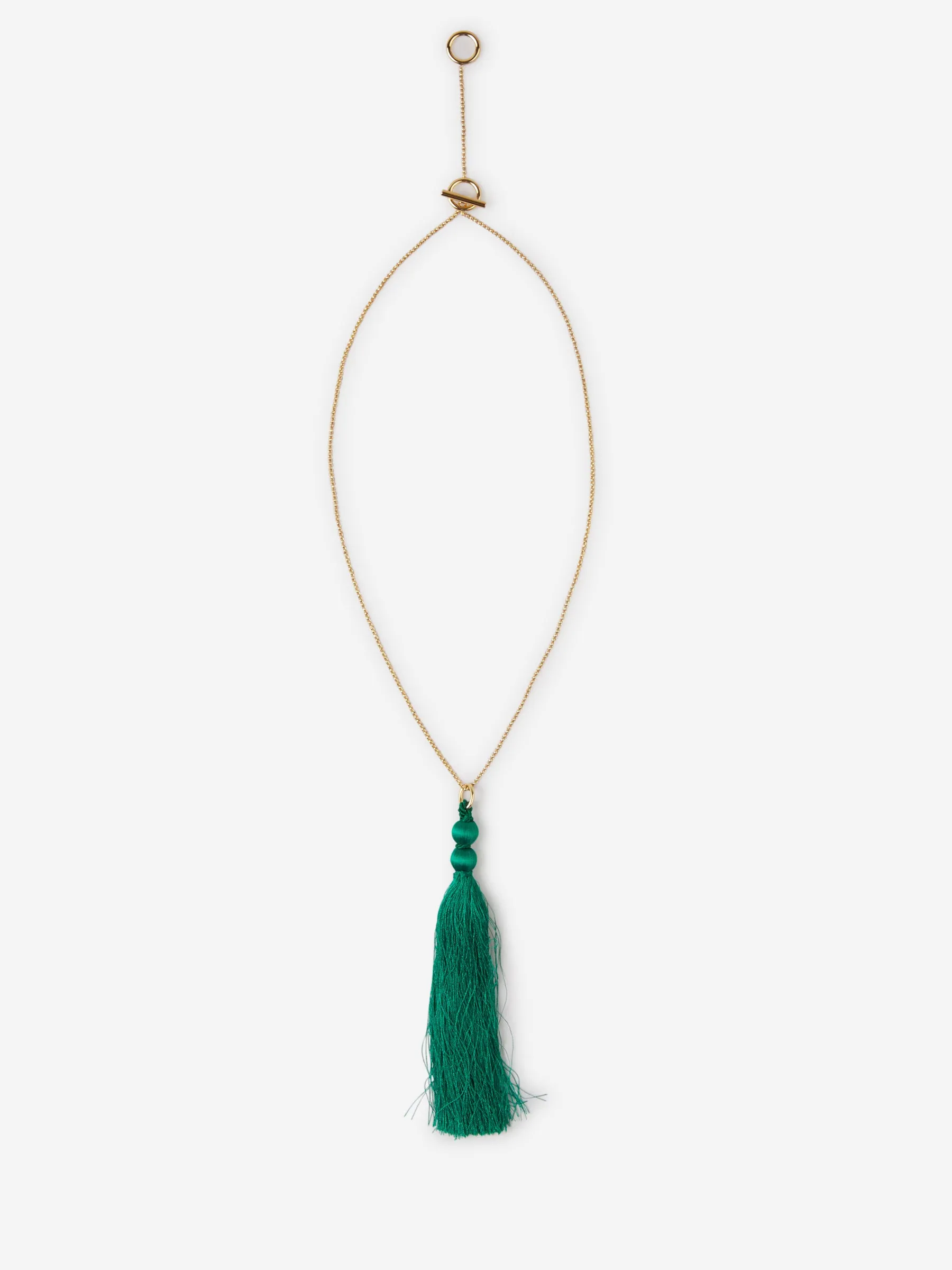 Jil Sander Tassel Pendant Necklace