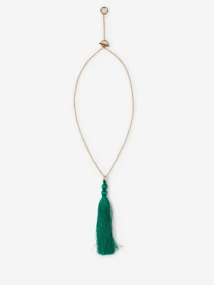 Jil Sander Tassel Pendant Necklace