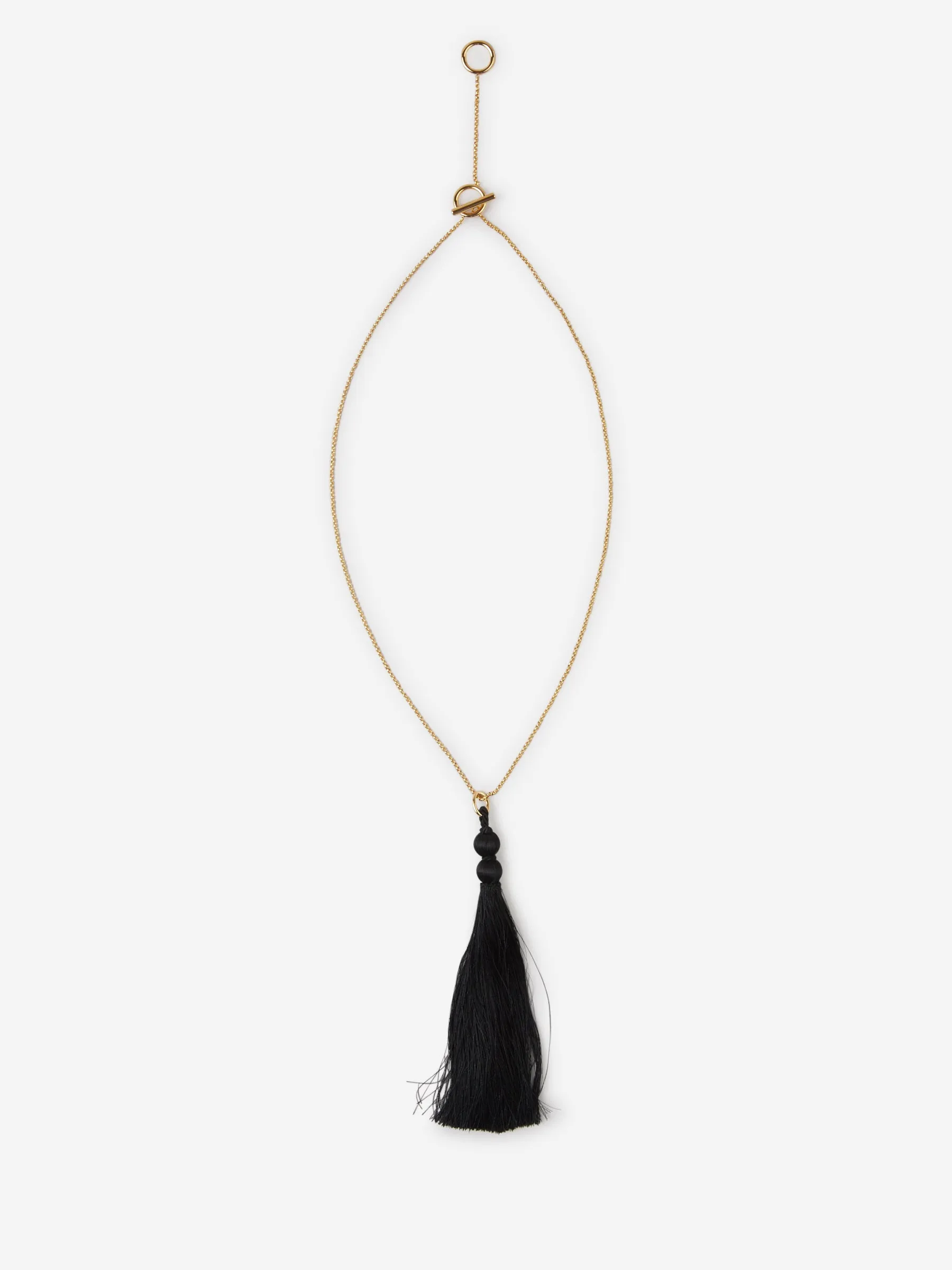 Jil Sander Tassel Pendant Necklace