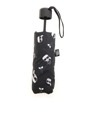 Karl Lagerfeld All-Over K/Ikonik Print Automatic Umbrella