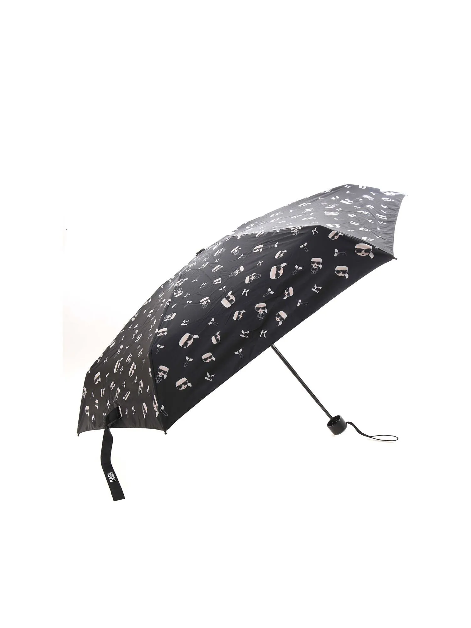 Karl Lagerfeld All-Over K/Ikonik Print Automatic Umbrella