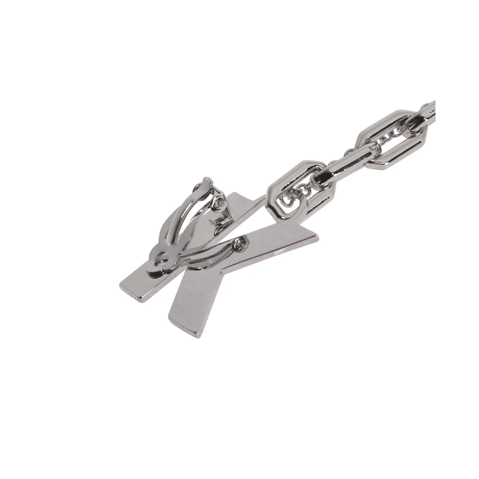 Karl Lagerfeld K/Metal Chain Clip-On Earrings