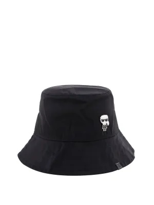 Karl Lagerfeld Logo Detailed Bucket Hat
