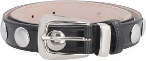 Khaite Hugo Studded Buckle Belt