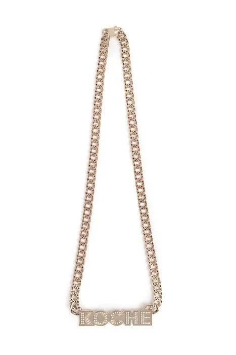 Koch Logo Charm Necklace