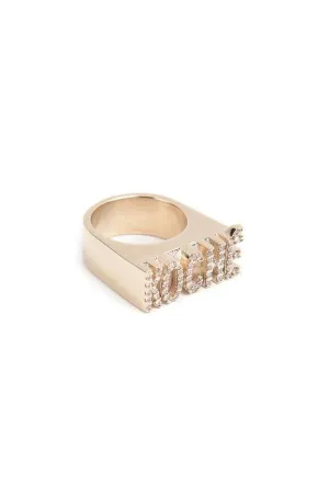 Koch Logo Embellished Ring