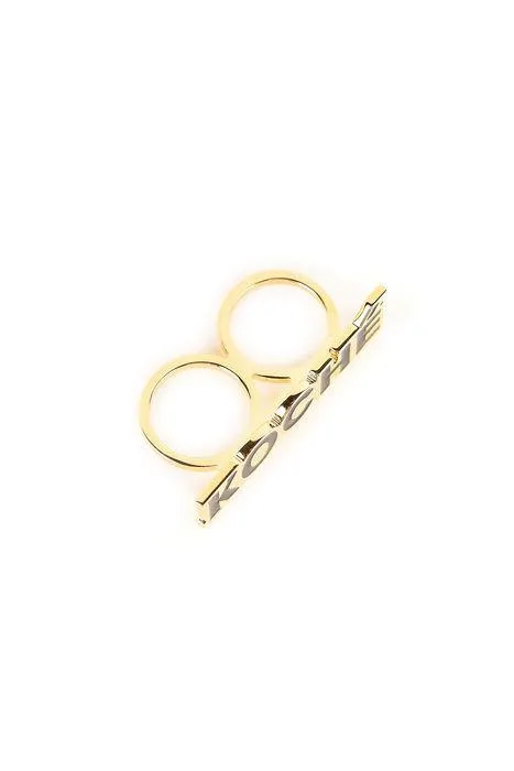 Koch Logo Plaque Double Ring