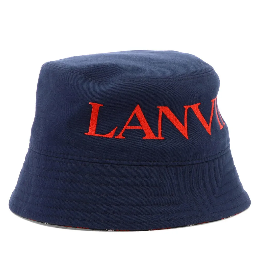 Lanvin 3D JL Jacquard Reversible Bucket Hat